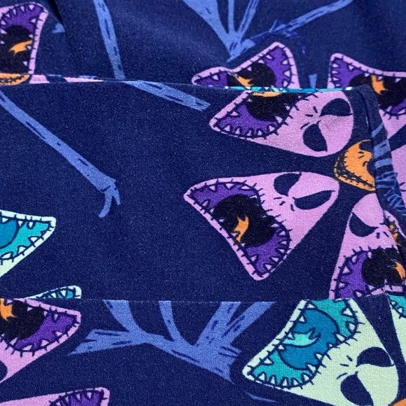 The Nightmare Before Christmas Leggings Lularoe Tall And Curvy Jack Skellington - Picture 5 of 10
